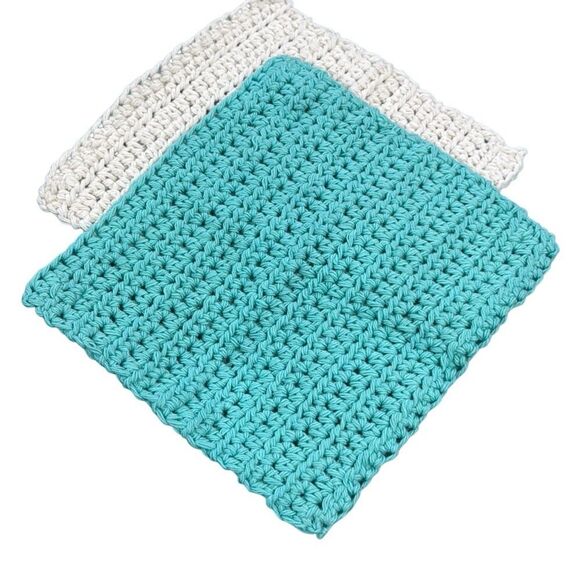 Brand New!! Handmade 100% cotton Washcloth Set - Picture 2 of 5